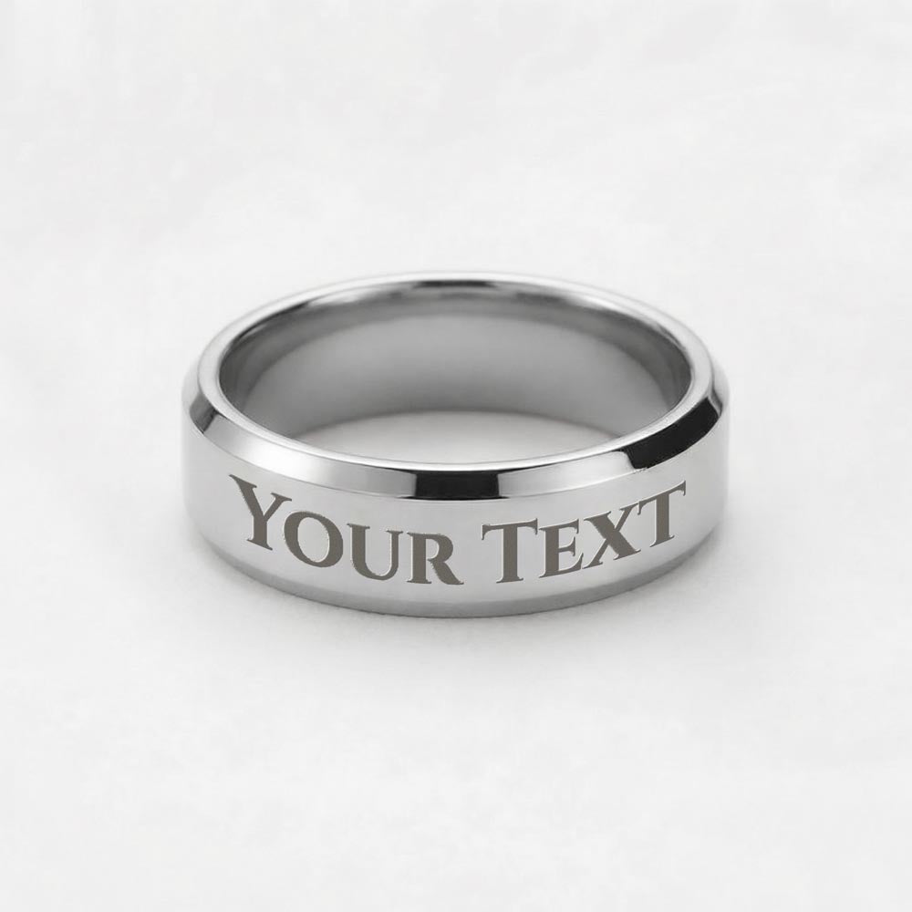 Mens Engraved Ring