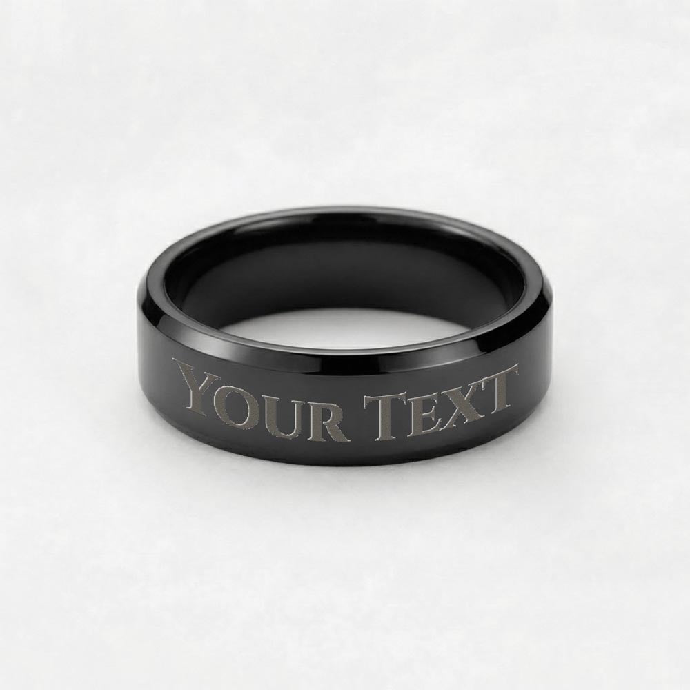 Mens Engraved Ring