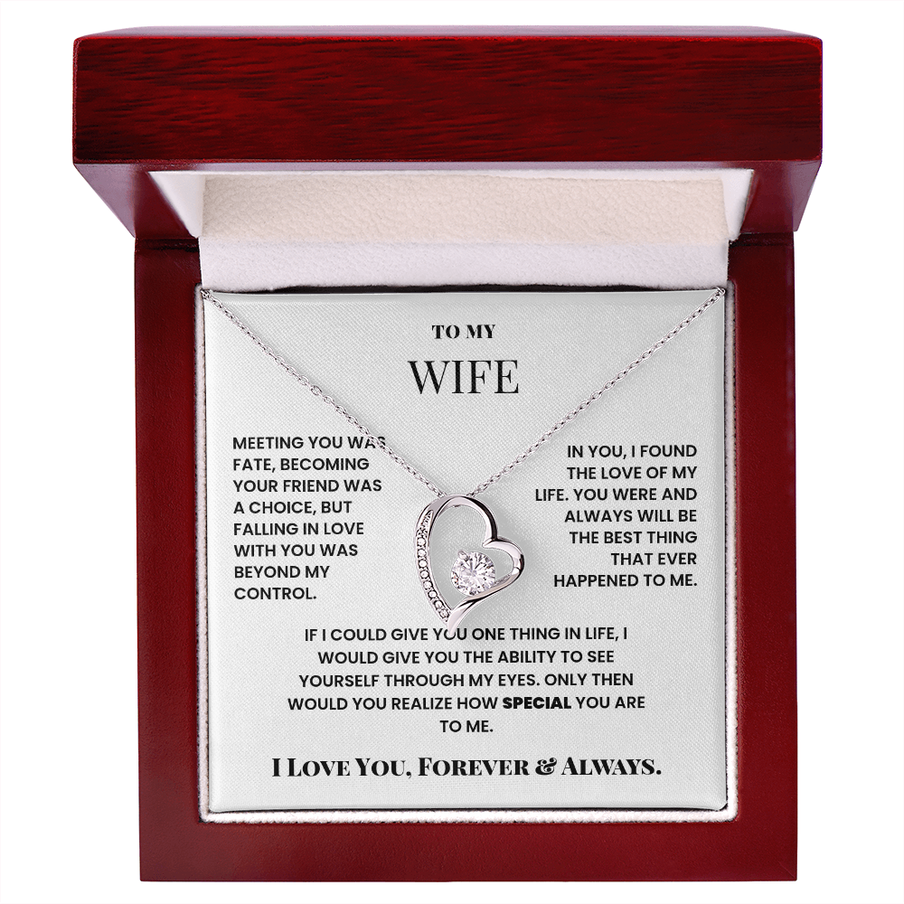 To My Wife Meeting you was fate