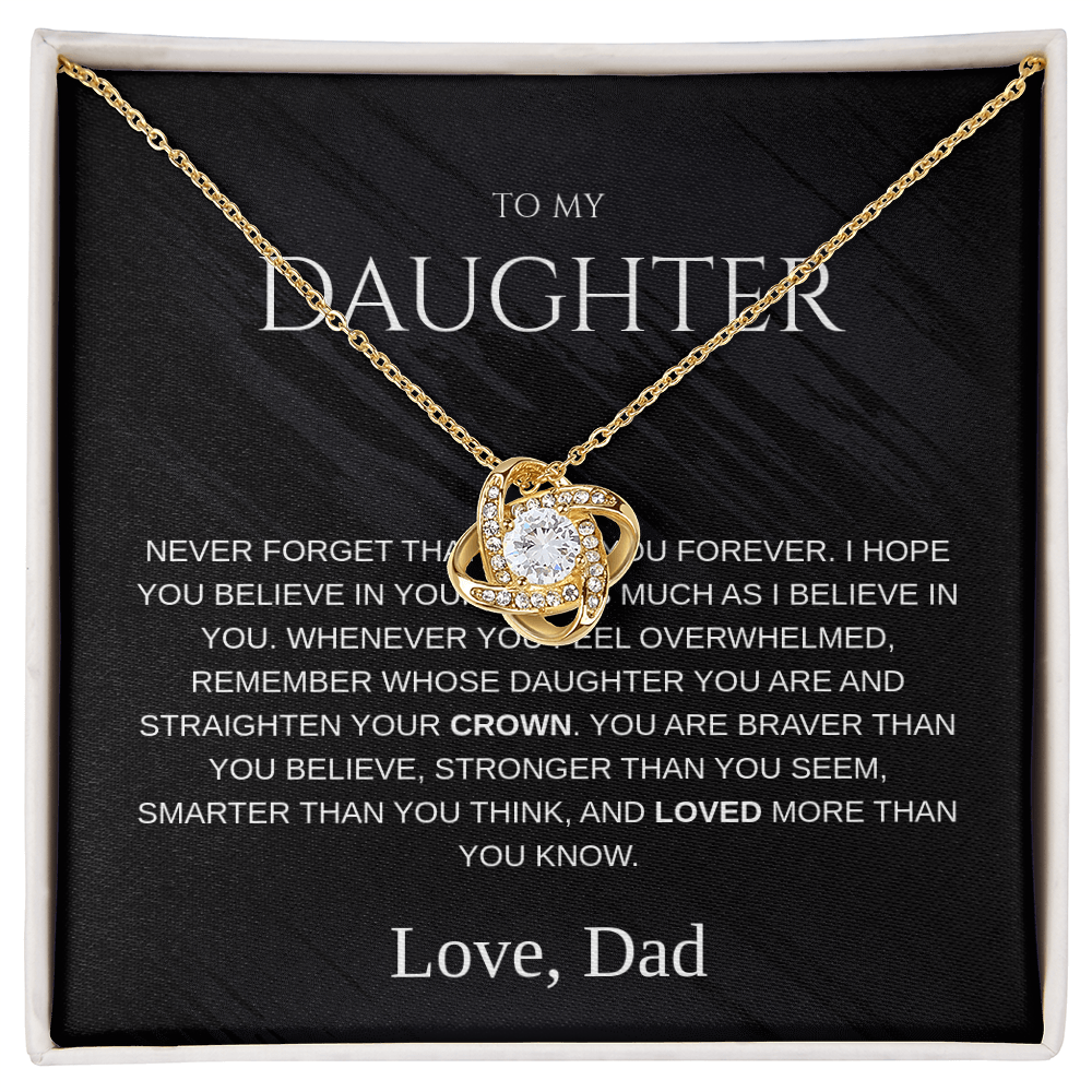 To My Daughter From Dad "Loved More Than You Know"