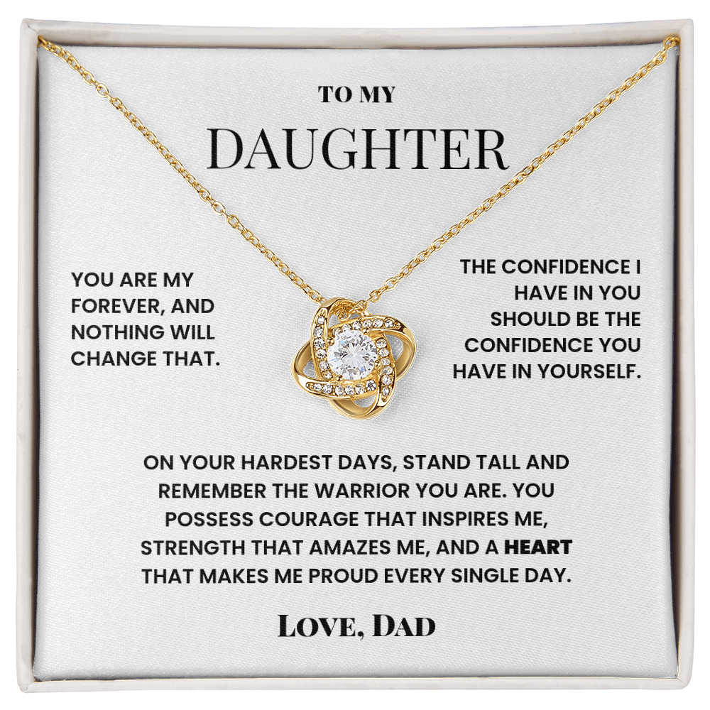 To My Daughter "The Confidence I Have In You"