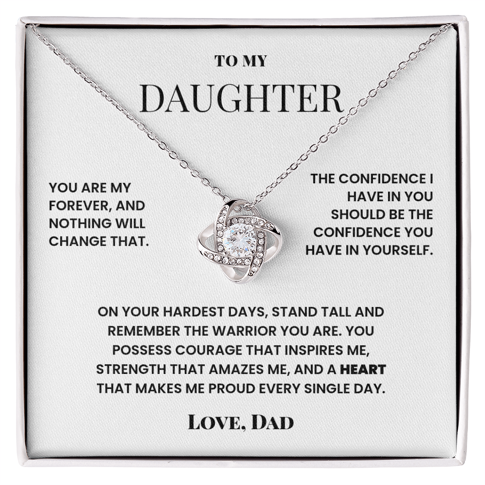 To My Daughter "The Confidence I Have In You"