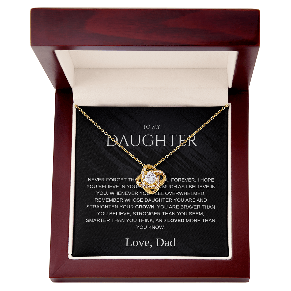 To My Daughter From Dad "Loved More Than You Know"