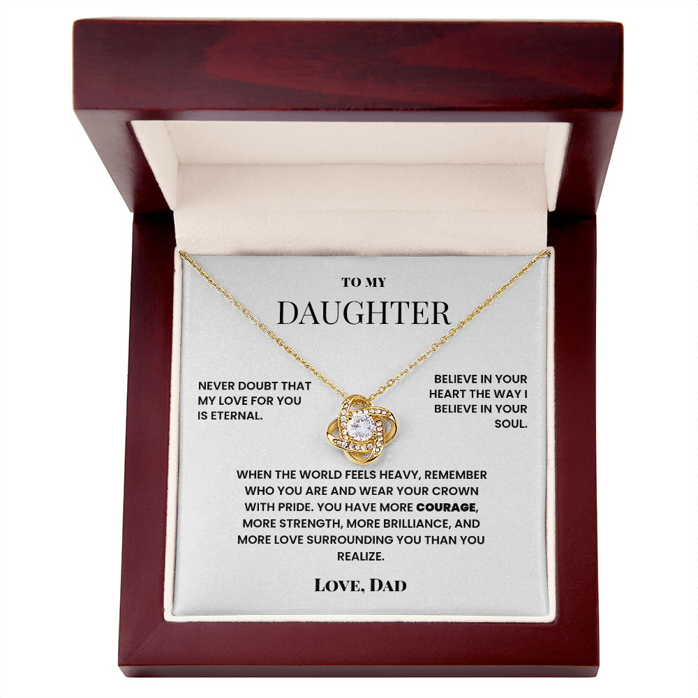 To My Daughter "I Believe In Your Soul"